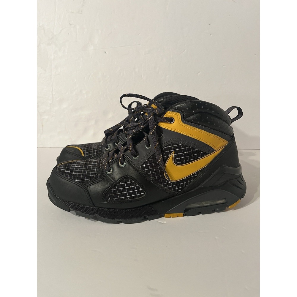 Nike ACG Air Max Abasi 365752-071 Black Yellow Trail Hiking Shoes Men’s Size 9